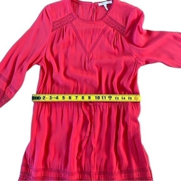 Maje Ransard Crepe Dress in Framboise (red/pink) - Picture 5 of 10